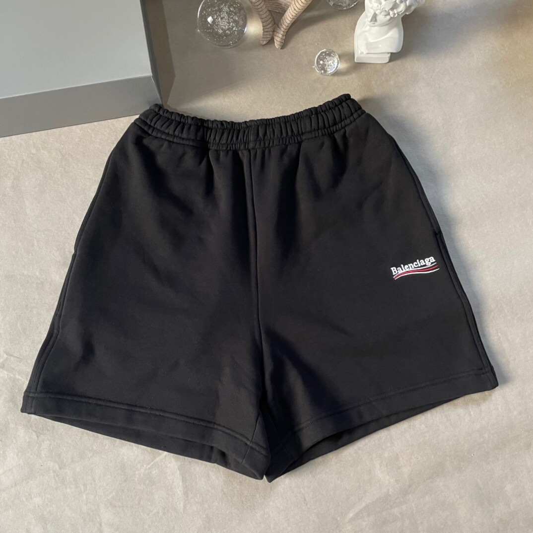 P289 Balenciaga Cola Shorts - Black