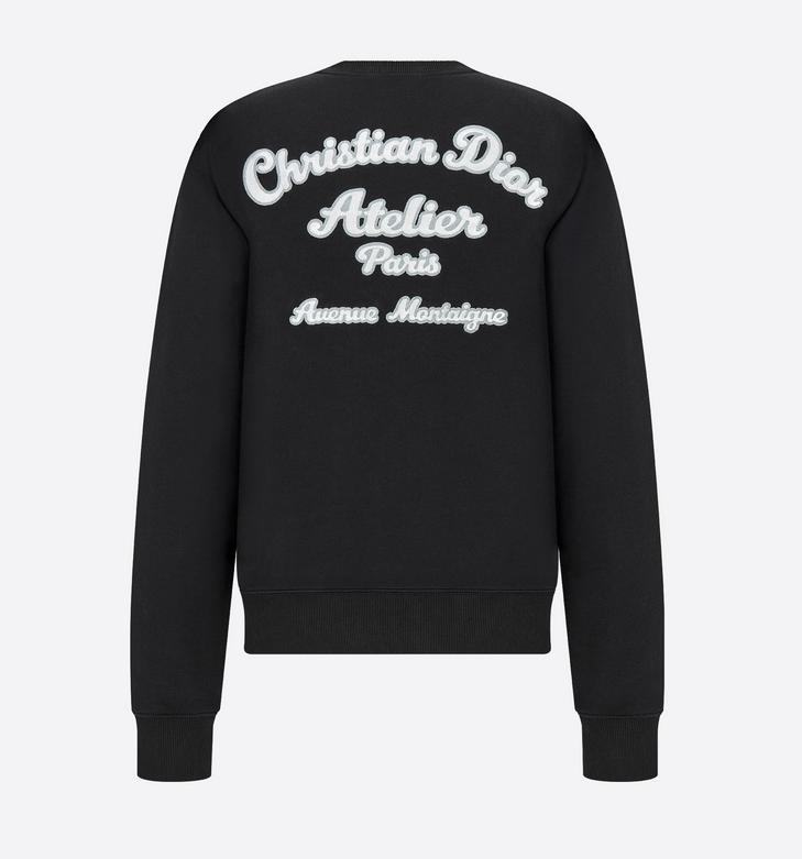 P349 Dior CD Chain-Embroidered Sweatshirt