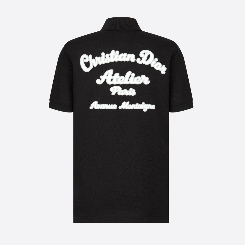 P289 Dior Chain Polo Shirt - Black