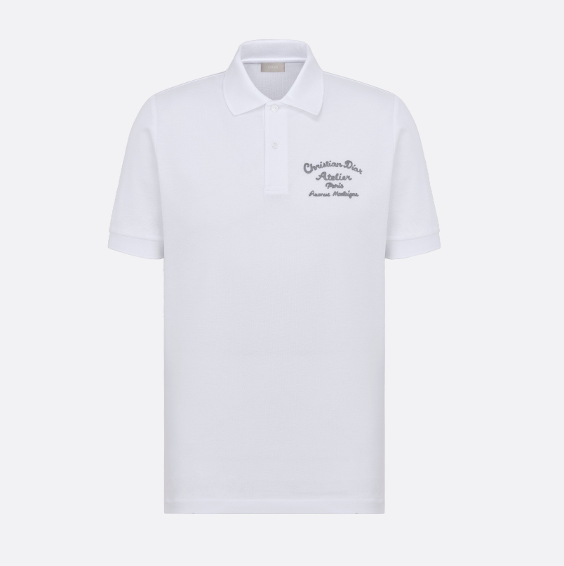 P289 Dior Chain Polo Shirt - White