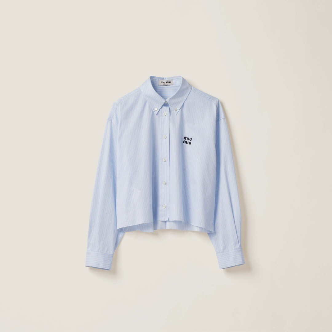 P389 Miu Women's Striped Shirt