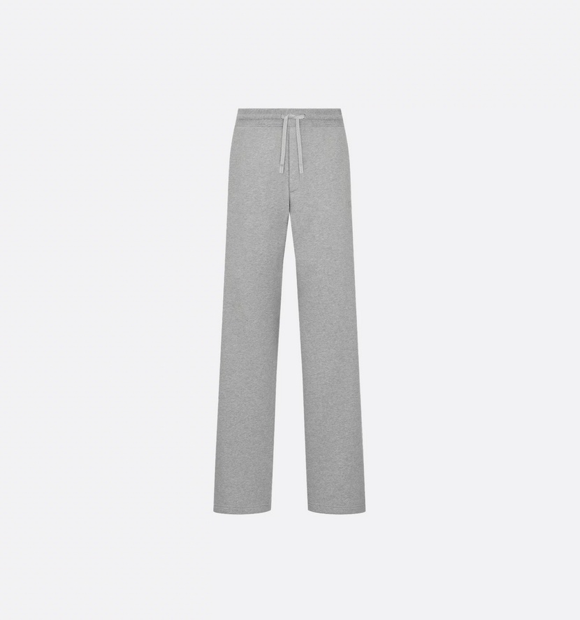 P389 Dior CD-Embroidered Trousers - Heather Grey