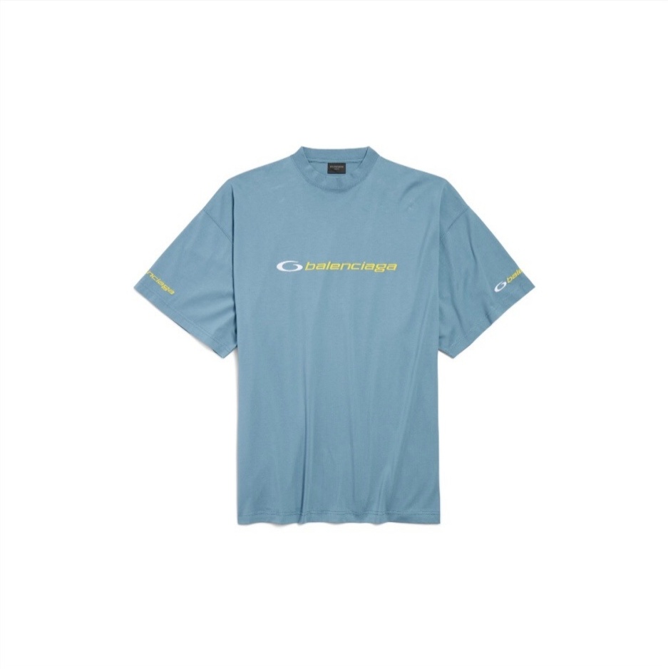 P229 Circular Sport Embroidered Design - Light Blue