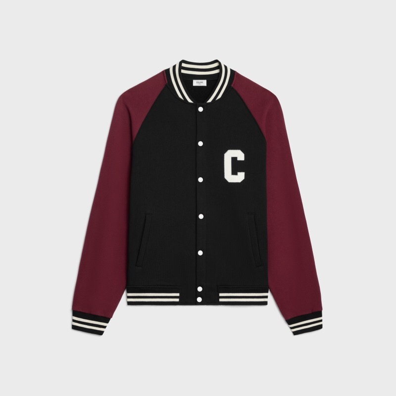 P719 Colorblock Baseball Jacket