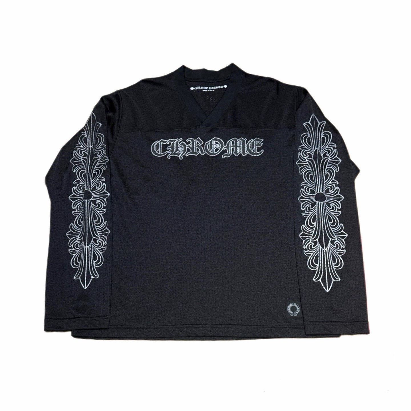 P459 Mesh Baseball Jacket - Black