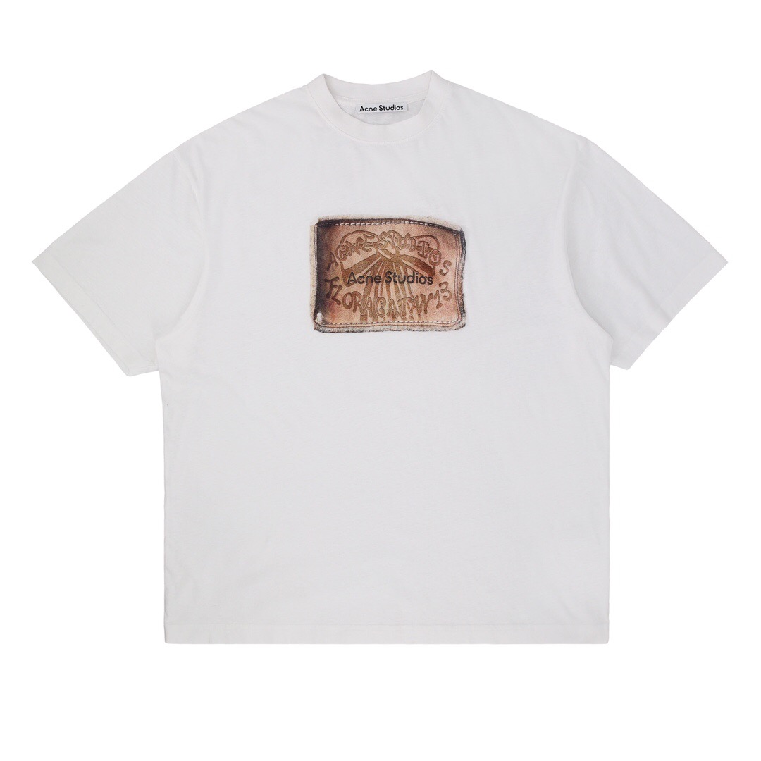 P229 Block Print T-Shirt - White