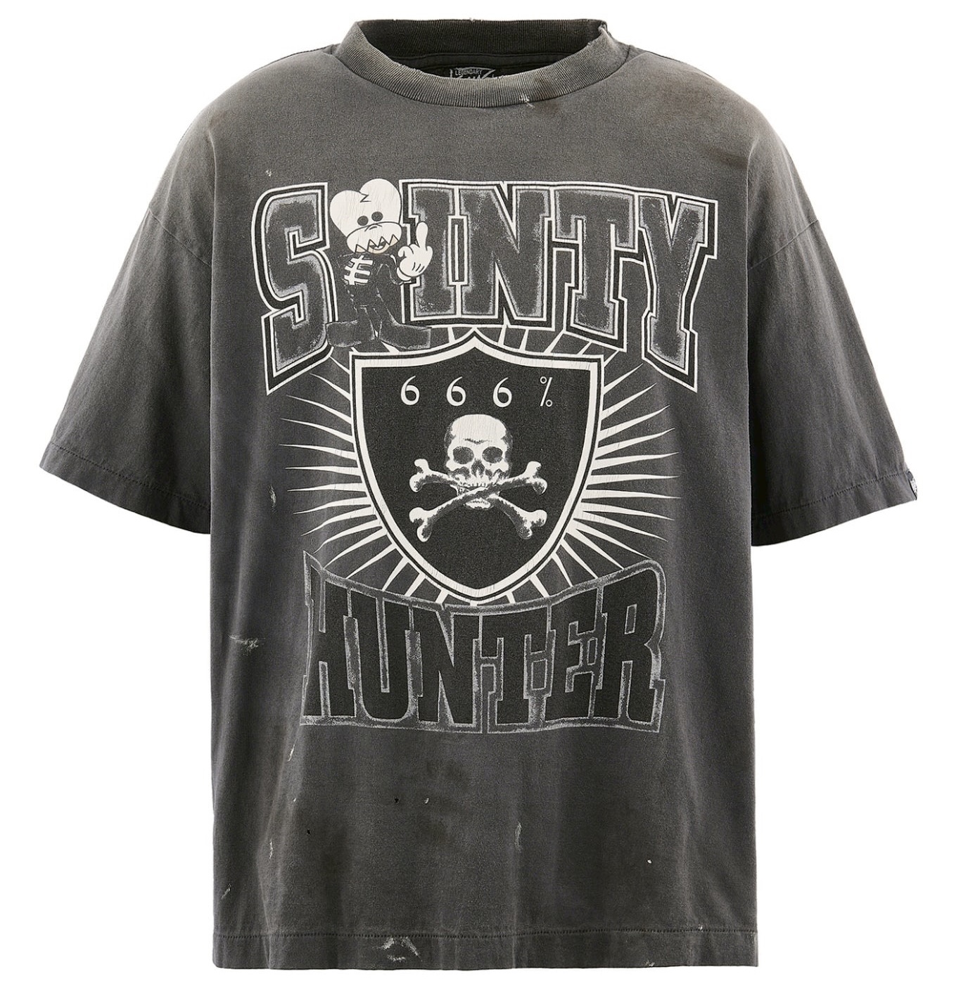 P199 Middle-Finger Skull T-Shirt