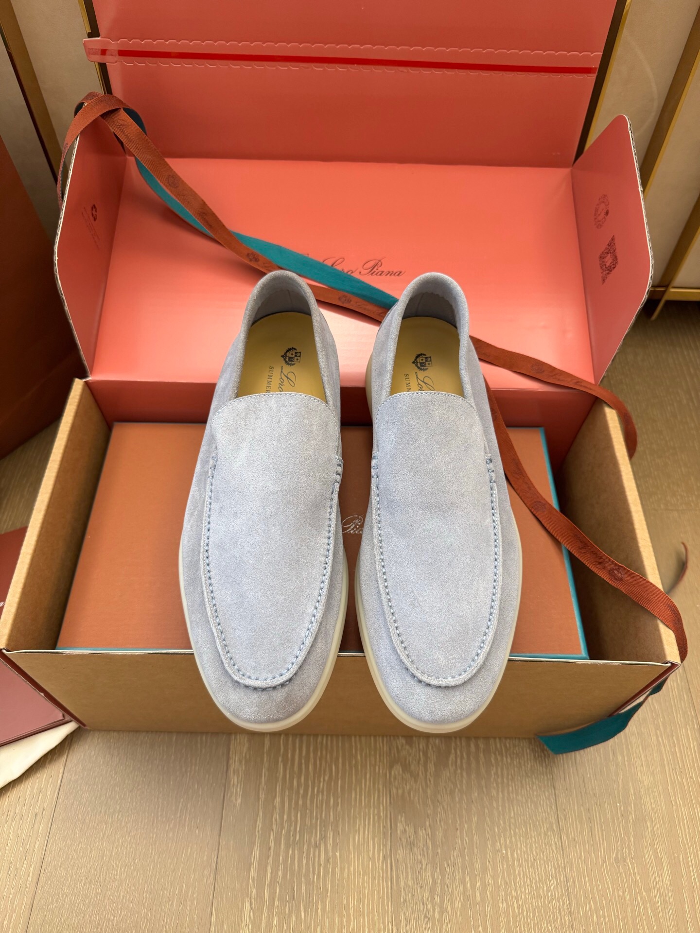 P569 Casual Loafers - Blue-Grey