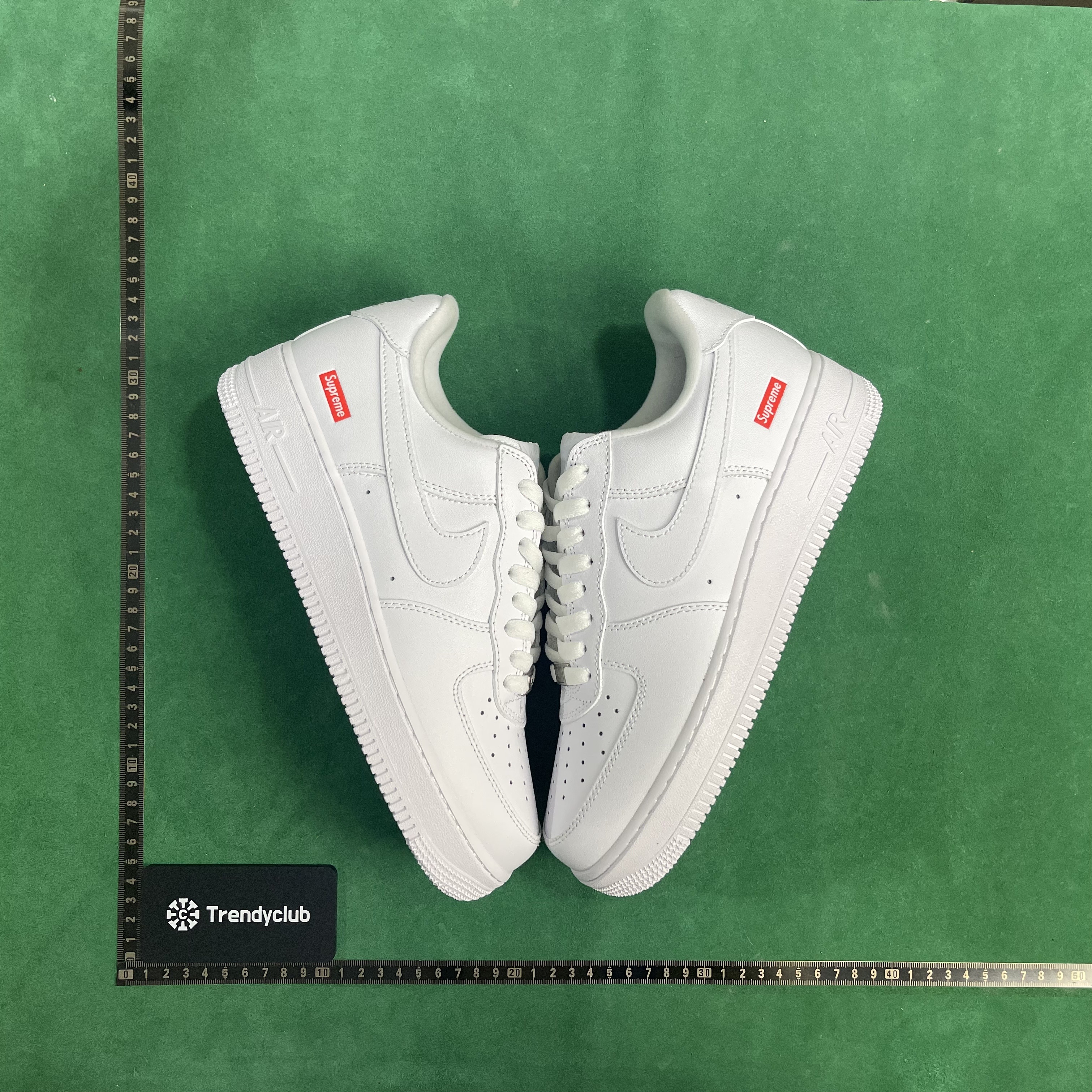 23$ DC Batch SupremexNike Air Force1"box logo"低帮 sup空军 板鞋男女同款 白色 黑色 主货号：CU9225-100ZL#1.5 · image 5