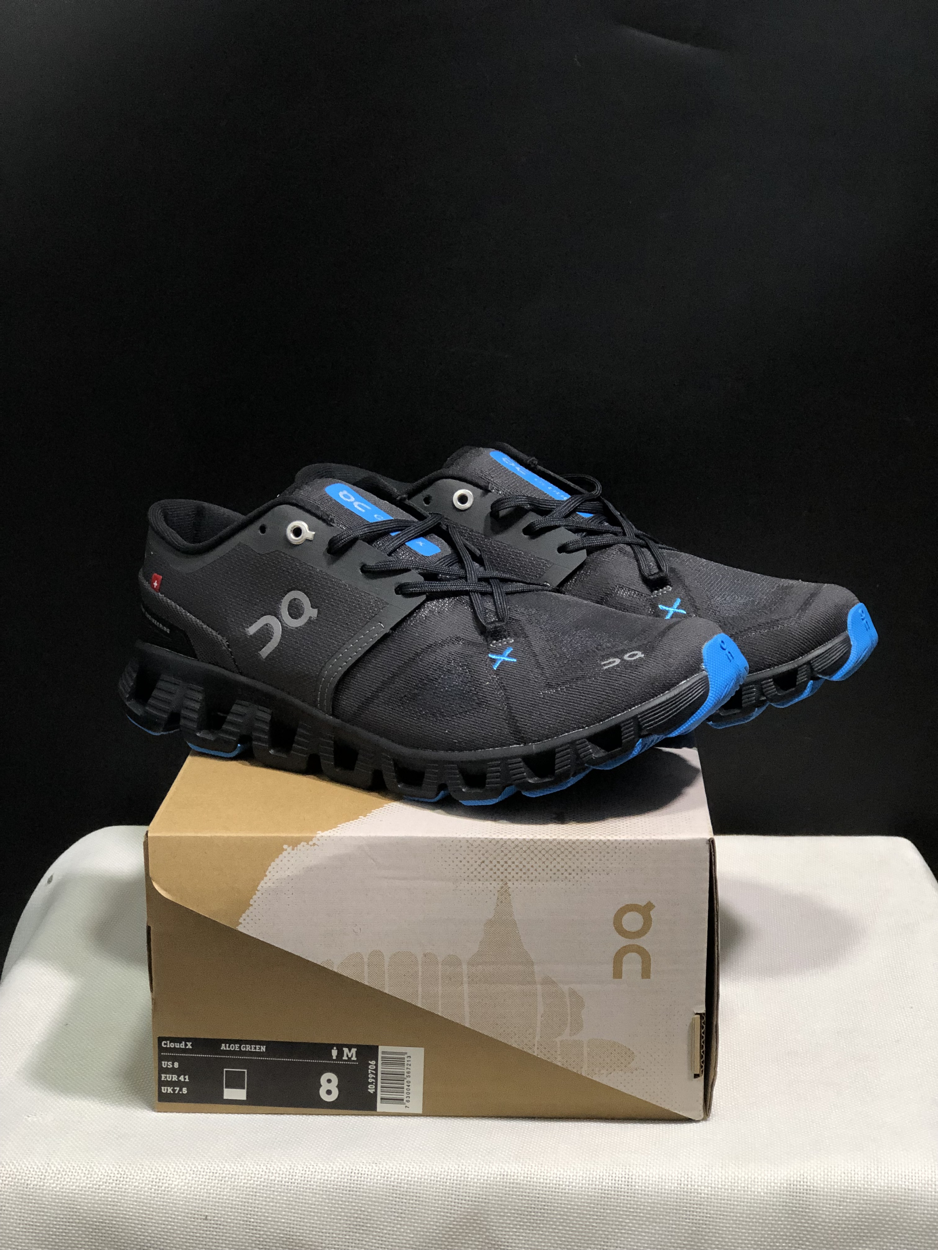 On Cloud X3 Running Shoes - Eclipse Black - Size 36–45