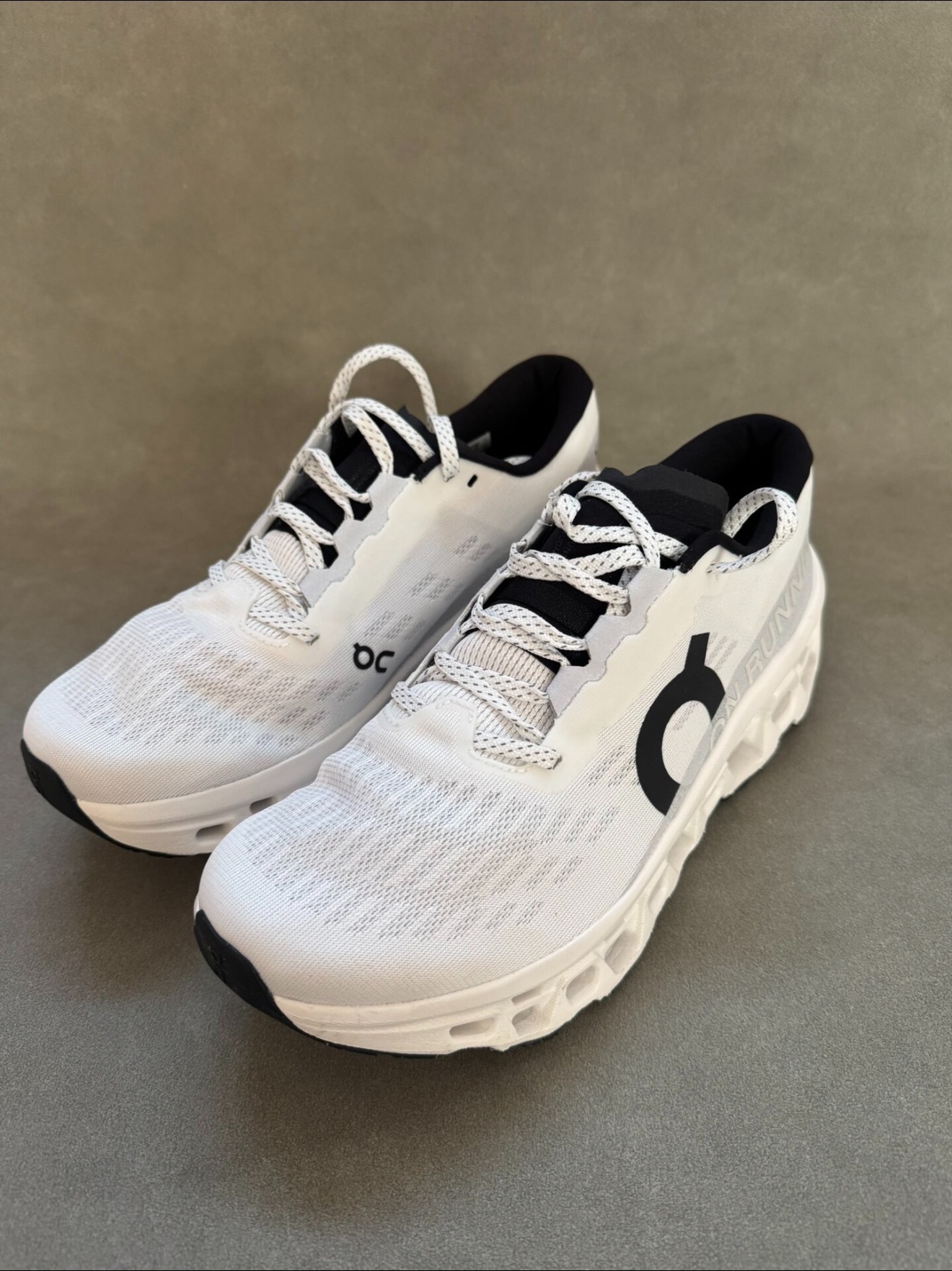 On Cloudmonster 3 - White/Black - Size 36–45