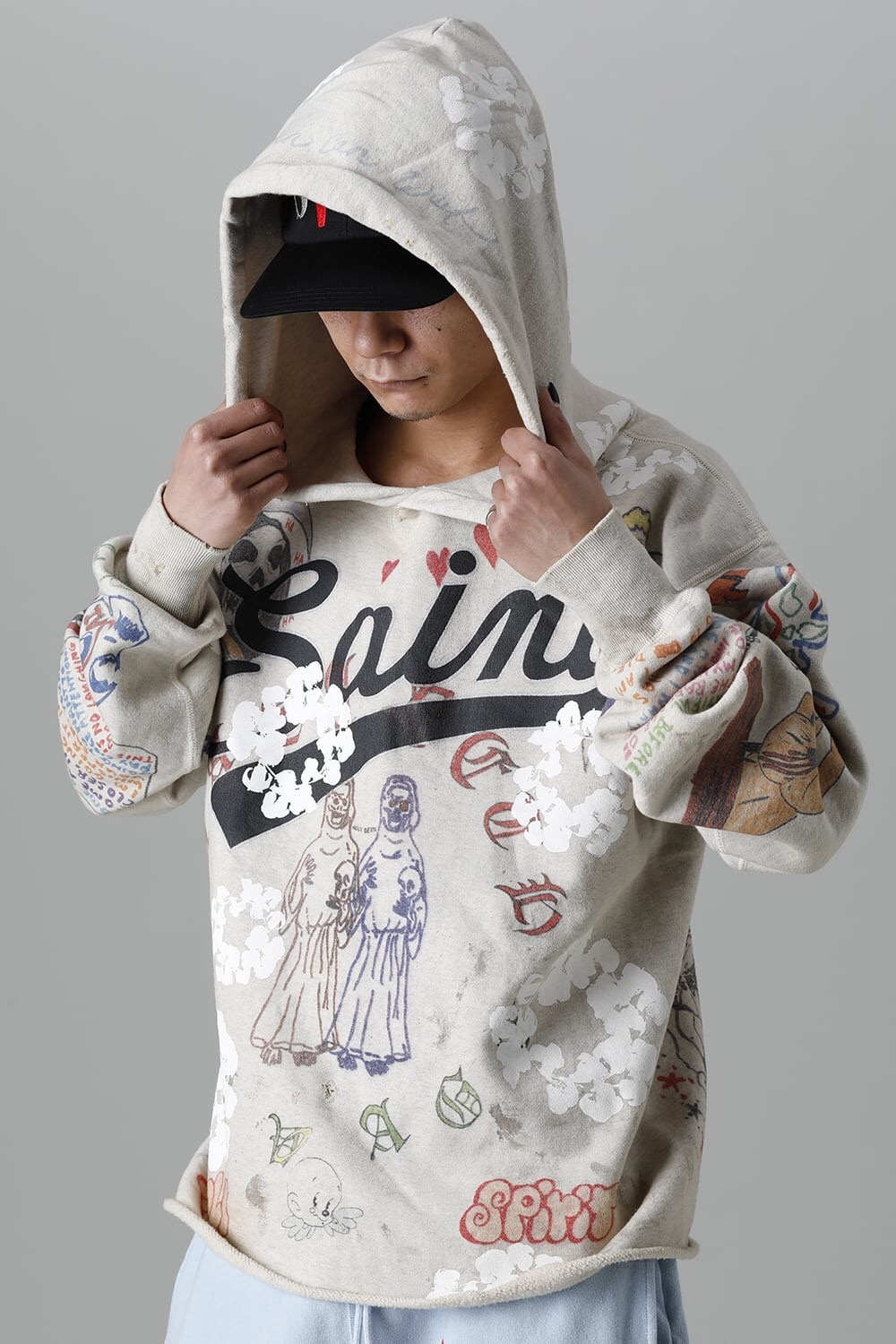 P379 Cotton print hoodie · image 13